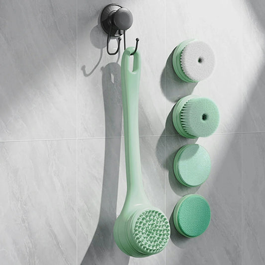 GlowBrush Pro: Electric Shower & Massage Brush Set